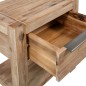 vidaXL Mesitas de noche con cajones madera acacia maciza 40x30x48 cm vidaXL Mesitas de noche con cajones madera acacia maciza 40x30x48 cm