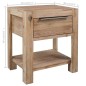 vidaXL Mesitas de noche con cajones madera acacia maciza 40x30x48 cm vidaXL Mesitas de noche con cajones madera acacia maciza 40x30x48 cm