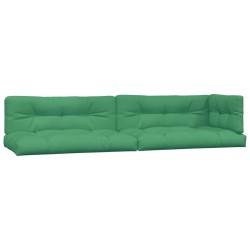 vidaXL Cojines para sofá de palets 5 unidades tela verde