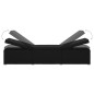 vidaXL Tumbonas de jardín y mesita 3 piezas ratán sintético negro vidaXL Tumbonas de jardín y mesita 3 piezas ratán sintético negro