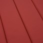 vidaXL Cojín de tumbona de tela Oxford rojo 200x60x3 cm vidaXL Cojín de tumbona de tela Oxford rojo 200x60x3 cm