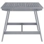 vidaXL Juego de comedor de jardín 3 pzas madera maciza de acacia gris vidaXL Juego de comedor de jardín 3 pzas madera maciza de acacia gris