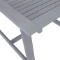 vidaXL Juego de comedor de jardín 3 pzas madera maciza de acacia gris vidaXL Juego de comedor de jardín 3 pzas madera maciza de acacia gris
