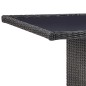 vidaXL Juego de comedor de jardín 9 piezas ratán sintético negro vidaXL Juego de comedor de jardín 9 piezas ratán sintético negro