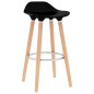 vidaXL Juego de mesa alta y taburetes de bar 3 piezas negro y blanco vidaXL Juego de mesa alta y taburetes de bar 3 piezas negro y blanco
