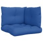 vidaXL Cojines para palets 3 unidades tela azul royal