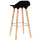 vidaXL Juego de mesa alta y taburetes de bar 3 piezas negro y blanco vidaXL Juego de mesa alta y taburetes de bar 3 piezas negro y blanco
