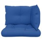 vidaXL Cojines para palets 3 unidades tela azul royal