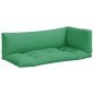 vidaXL Cojines para palets 3 unidades tela verde vidaXL Cojines para palets 3 unidades tela verde