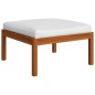 vidaXL Muebles de jardín 10 pzas cojines crema madera maciza acacia vidaXL Muebles de jardín 10 pzas cojines crema madera maciza acacia