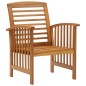 vidaXL Juego de muebles de jardín 5 piezas madera maciza de acacia vidaXL Juego de muebles de jardín 5 piezas madera maciza de acacia