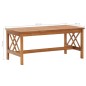 vidaXL Muebles de jardín 3 piezas con cojines madera maciza de acacia 