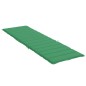vidaXL Cojín de tumbona de tela Oxford verde 200x70x3 cm vidaXL Cojín de tumbona de tela Oxford verde 200x70x3 cm