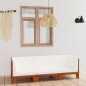 vidaXL Juego muebles de jardín y cojines 3 pzas madera maciza acacia
