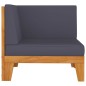 vidaXL Juego muebles de jardín y cojines 7 pzas madera maciza acacia vidaXL Juego muebles de jardín y cojines 7 pzas madera maciza acacia