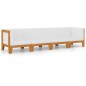 vidaXL Juego muebles de jardín y cojines 4 pzas madera maciza acacia vidaXL Juego muebles de jardín y cojines 4 pzas madera maciza acacia