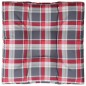 vidaXL Cojín para sofá de palets tela a cuadros rojo 70x70x12 cm
