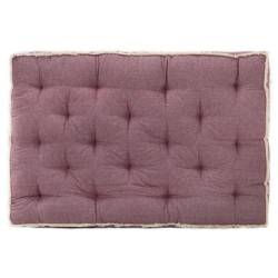 vidaXL Cojín para sofá de palets burdeos 120x80x10 cm