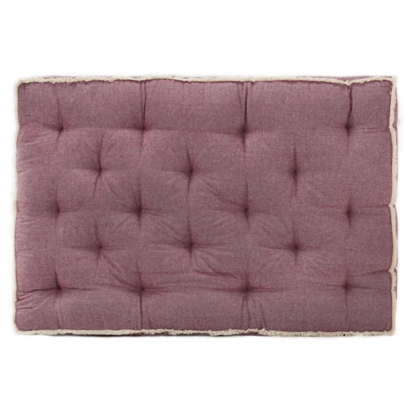 vidaXL Cojín para sofá de palets burdeos 120x80x10 cm vidaXL Cojín para sofá de palets burdeos 120x80x10 cm