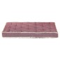 vidaXL Cojín para sofá de palets burdeos 120x80x10 cm vidaXL Cojín para sofá de palets burdeos 120x80x10 cm