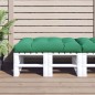 vidaXL Cojín de asiento de jardín de tela verde 120x80x12 cm vidaXL Cojín de asiento de jardín de tela verde 120x80x12 cm