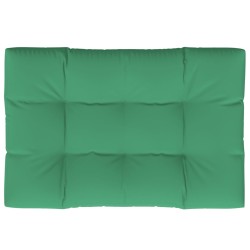vidaXL Cojín de asiento de jardín de tela verde 120x80x12 cm