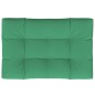 vidaXL Cojín de asiento de jardín de tela verde 120x80x12 cm vidaXL Cojín de asiento de jardín de tela verde 120x80x12 cm
