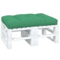 vidaXL Cojín de asiento de jardín de tela verde 120x80x12 cm vidaXL Cojín de asiento de jardín de tela verde 120x80x12 cm