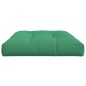 vidaXL Cojín de asiento de jardín de tela verde 120x80x12 cm vidaXL Cojín de asiento de jardín de tela verde 120x80x12 cm