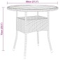 vidaXL Juego comedor de jardín 3 piezas ratán sintético gris vidaXL Juego comedor de jardín 3 piezas ratán sintético gris