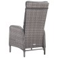 vidaXL Muebles de jardín 3 piezas ratán sintético gris madera acacia vidaXL Muebles de jardín 3 piezas ratán sintético gris madera acacia