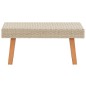 vidaXL Set de muebles de jardín 2 pzas y cojines ratán sintético beige vidaXL Set de muebles de jardín 2 pzas y cojines ratán sintético beige
