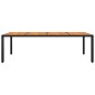 vidaXL Juego de comedor de jardín 11 piezas ratán sintético negro vidaXL Juego de comedor de jardín 11 piezas ratán sintético negro