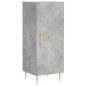 vidaXL Aparador de madera contrachapada gris hormigón 34,5x34x180 cm vidaXL Aparador de madera contrachapada gris hormigón 34,5x34x180 cm