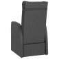 vidaXL Set comedor de jardín 7 piezas y cojines ratán sintético negro vidaXL Set comedor de jardín 7 piezas y cojines ratán sintético negro