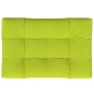 vidaXL Cojín para sofá de palets de tela verde claro 120x80x12 cm vidaXL Cojín para sofá de palets de tela verde claro 120x80x12 cm