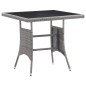 vidaXL Juego de comedor para jardín 5 piezas ratán sintético gris vidaXL Juego de comedor para jardín 5 piezas ratán sintético gris