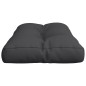 vidaXL Cojín para palets tela negro 70x40x12 cm vidaXL Cojín para palets tela negro 70x40x12 cm
