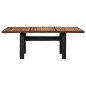 vidaXL Juego de comedor para jardín 9 piezas ratán sintético negro vidaXL Juego de comedor para jardín 9 piezas ratán sintético negro