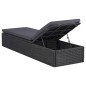 vidaXL Juego de comedor para jardín 11 piezas ratán sintético negro vidaXL Juego de comedor para jardín 11 piezas ratán sintético negro
