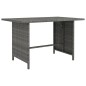 vidaXL Set de muebles de jardín 8 pzas y cojines ratán sintético gris vidaXL Set de muebles de jardín 8 pzas y cojines ratán sintético gris