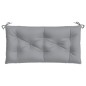vidaXL Cojín de banco de jardín tela Oxford gris 100x50x7 cm vidaXL Cojín de banco de jardín tela Oxford gris 100x50x7 cm