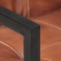 vidaXL Sillas voladizas de comedor 4 unidades cuero auténtico marrón vidaXL Sillas voladizas de comedor 4 unidades cuero auténtico marrón