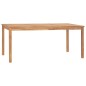 vidaXL Conjunto de comedor de jardín 7 piezas madera maciza de teca vidaXL Conjunto de comedor de jardín 7 piezas madera maciza de teca