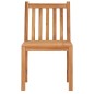 vidaXL Conjunto de comedor de jardín 9 piezas madera maciza de teca