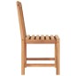 vidaXL Conjunto de comedor de jardín 9 piezas madera maciza de teca