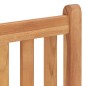 vidaXL Conjunto de comedor de jardín 9 piezas madera maciza de teca