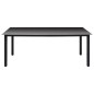 vidaXL Juego de comedor para jardín 9 piezas negro y marrón vidaXL Juego de comedor para jardín 9 piezas negro y marrón