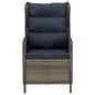vidaXL Set comedor de jardín 7 piezas y cojines ratán sintético marrón vidaXL Set comedor de jardín 7 piezas y cojines ratán sintético marrón