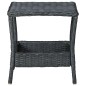 vidaXL Set muebles jardín 3 pzas ratán sintético gris oscuro y cojines vidaXL Set muebles jardín 3 pzas ratán sintético gris oscuro y cojines
